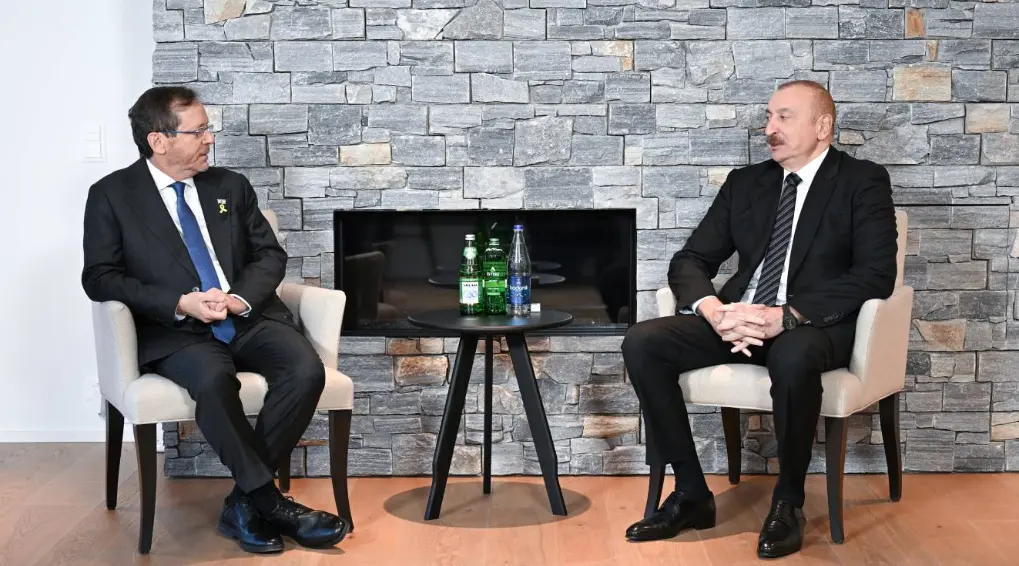 Presidents of Azerbaijan and Israel met in Davos