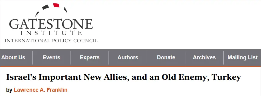 U.S. far-right think tank: There is an enduring respect between Israel and Azerbaijan