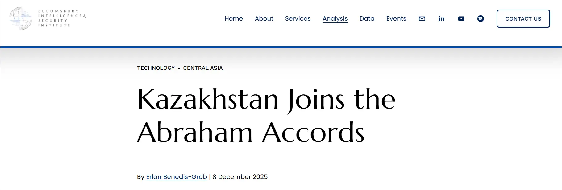 British think tank: Azerbaijan is a realistic medium-term candidate to join the Abraham Accords