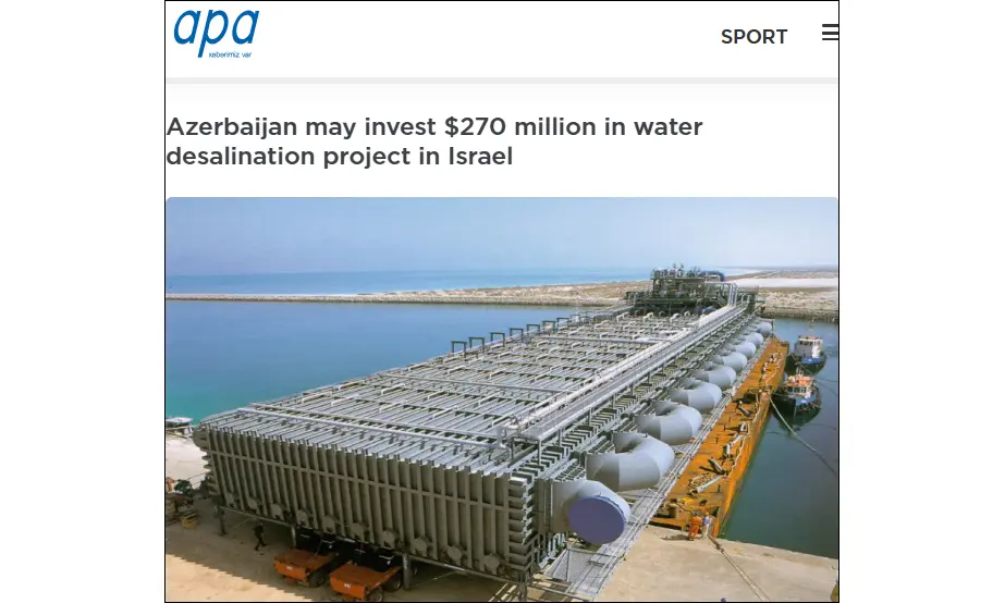 Azerbaijan could make its second-largest state investment in Israel