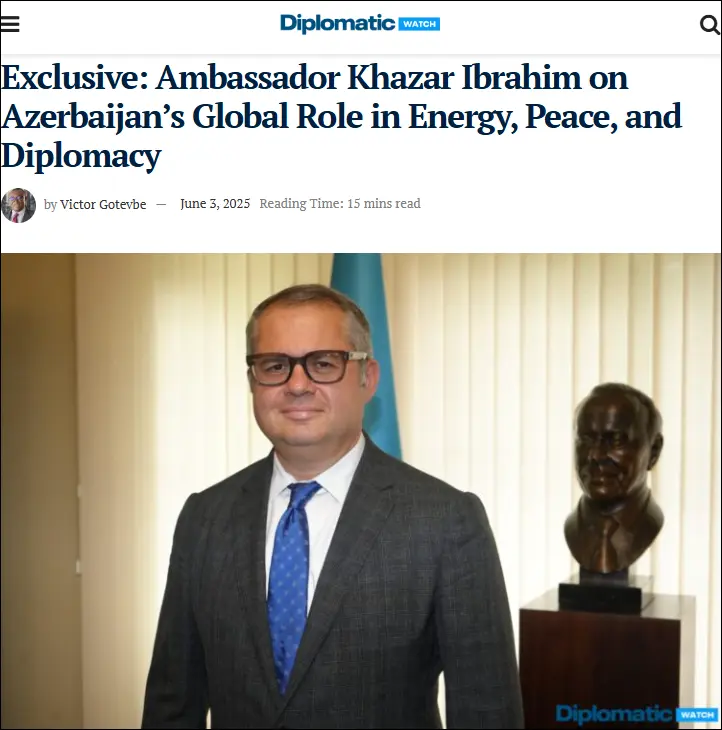 Azerbaijani Ambassador to the US: We will continue our efforts to deepen ties with the US and Israel | AIA Global News