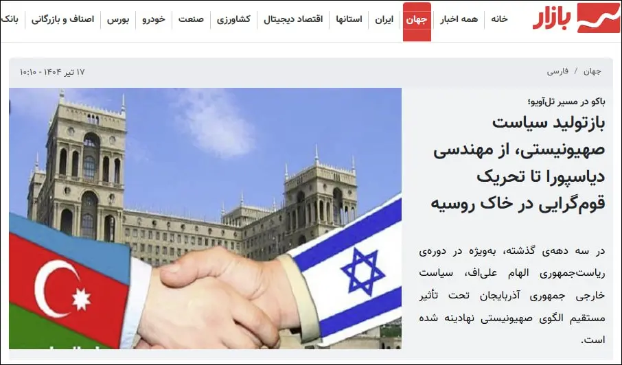 Azerbaijan’s Foreign Policy Mirrors Israeli Model