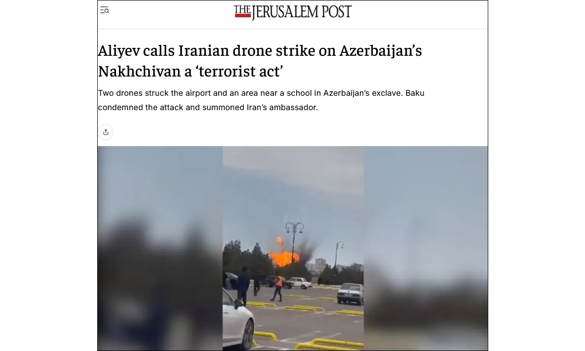 The Jerusalem Post: Nakhchivan is seen in Baku and Washington as a key link in the Zangezur Corridor