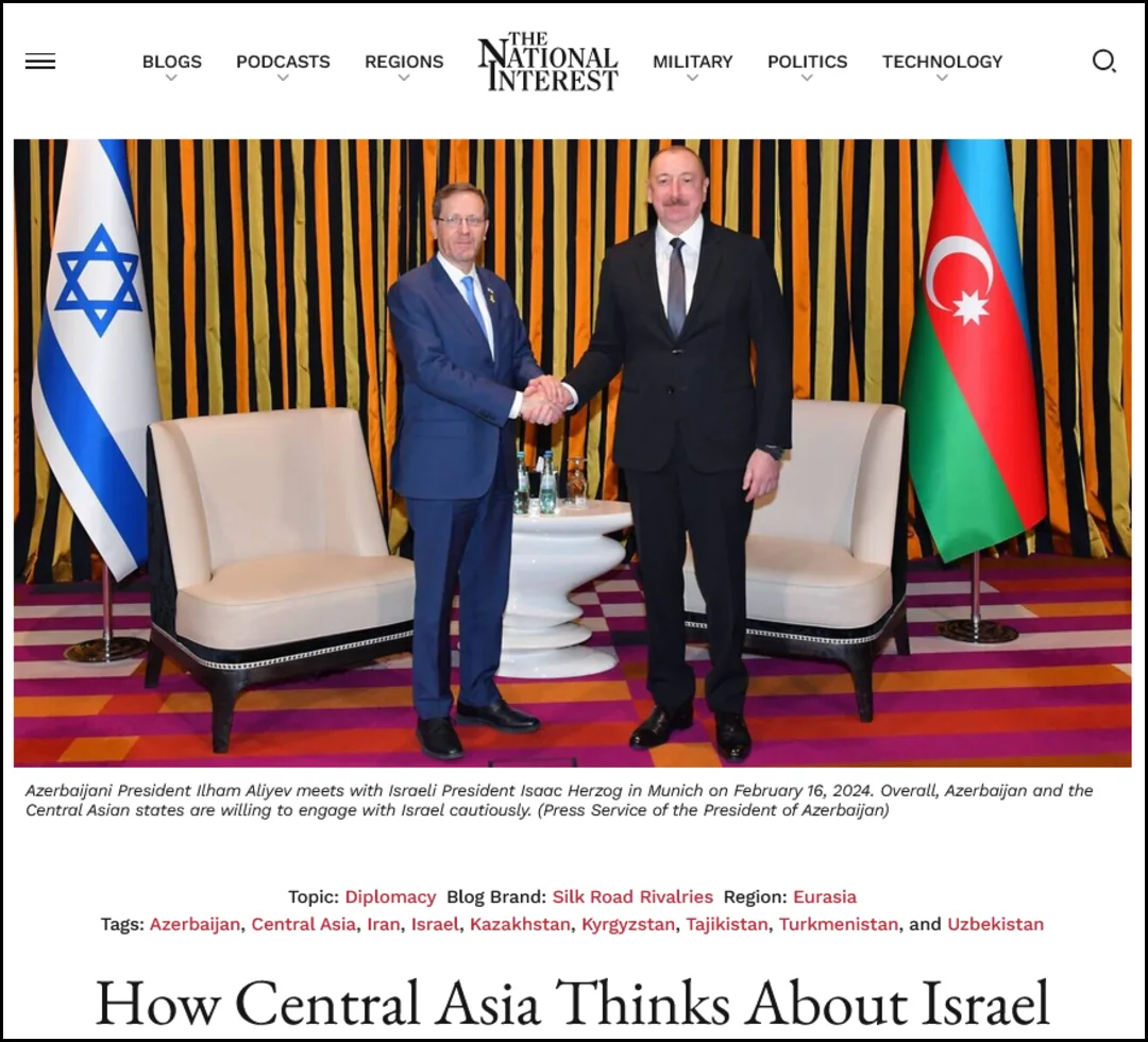 The National Interest: How Central Asia thinks about Israel
