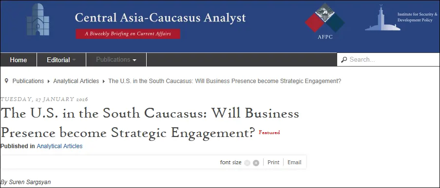 U.S.- and Sweden-based think tank: Azerbaijan has strong relations with Israel