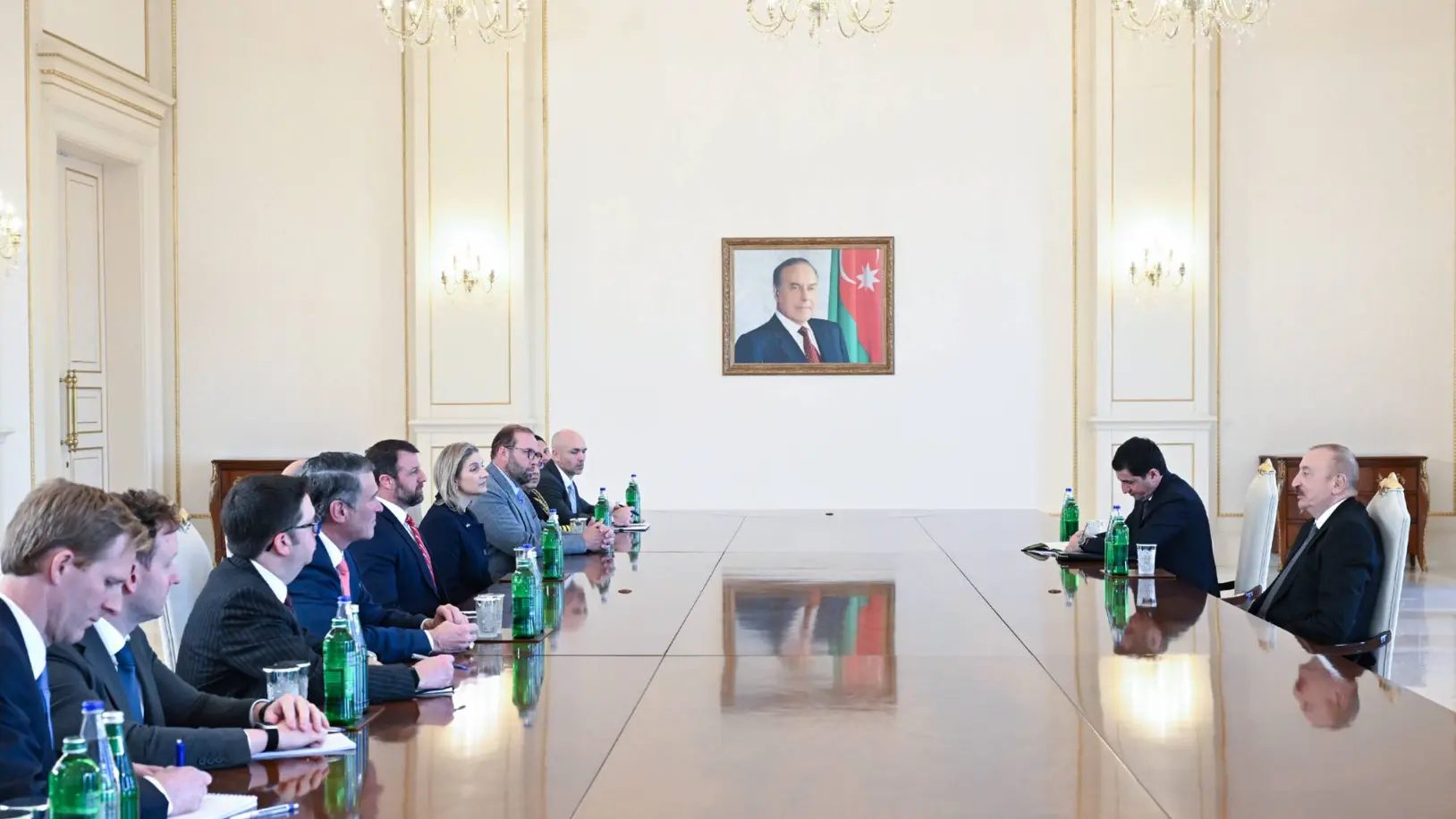 Azerbaijani President Ilham Aliyev received U.S. congressional delegation
