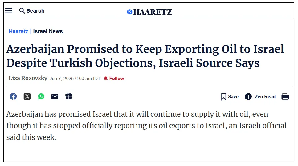 Iran accuses Azerbaijan of “betraying Palestine” over ongoing oil exports to Israel | AIA Global News