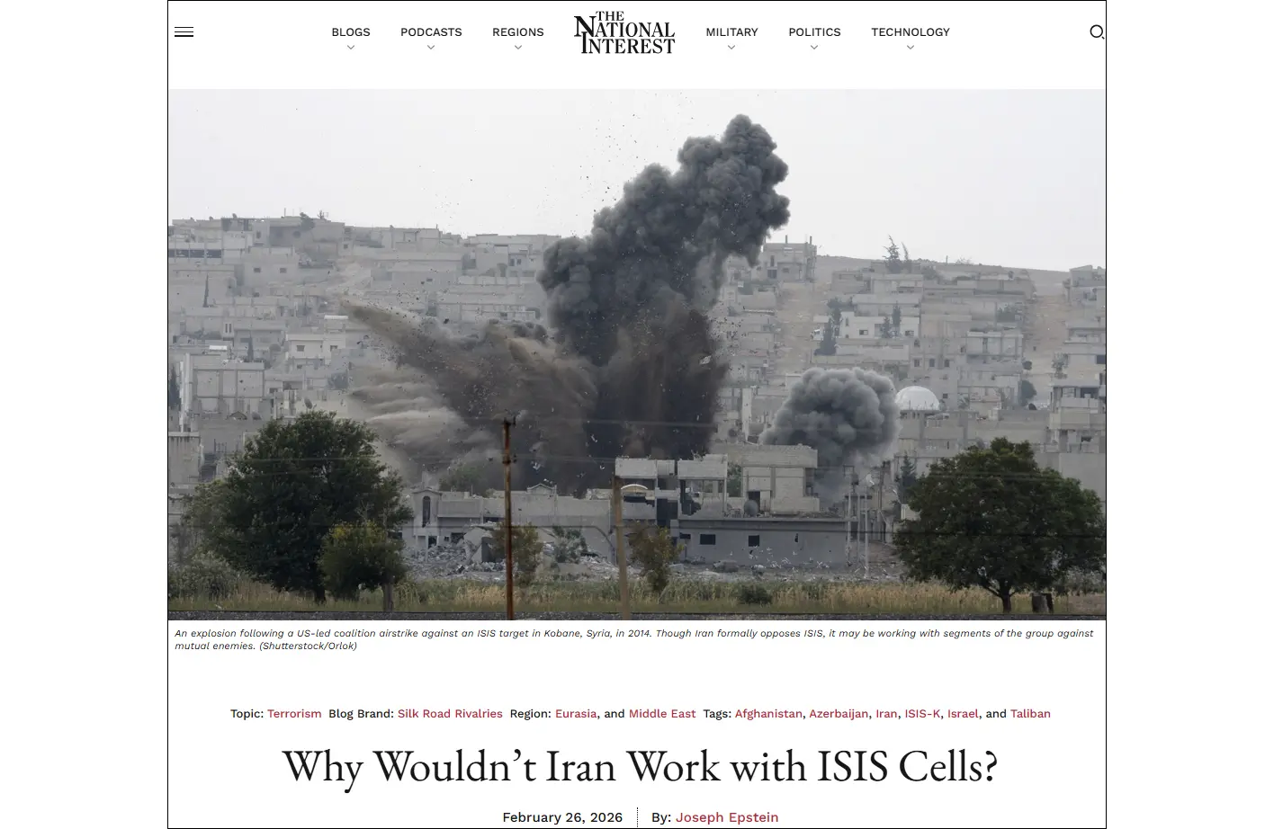 The National Interest: To stop Iran, U.S. must work more closely with Azerbaijan