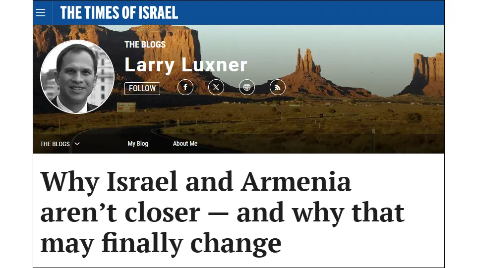 Israel’s Strategic Ties with Azerbaijan Overshadow Armenia