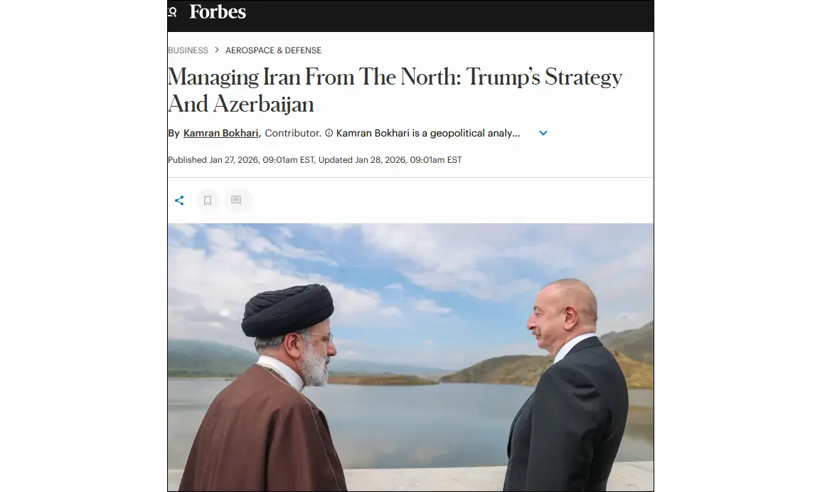 Forbes: Armenian diaspora stance against Trump’s policy strengthens Iran and Russia’s positions