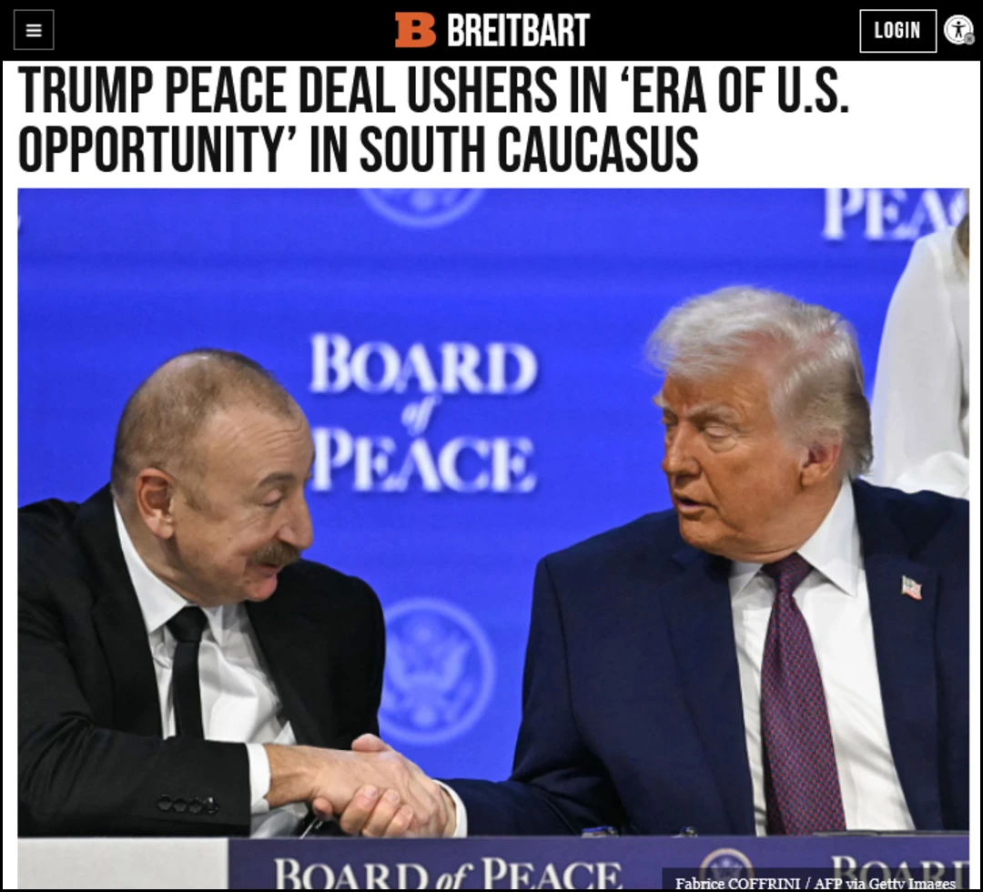 Breitbart News: Peace has created opportunities that did not exist before