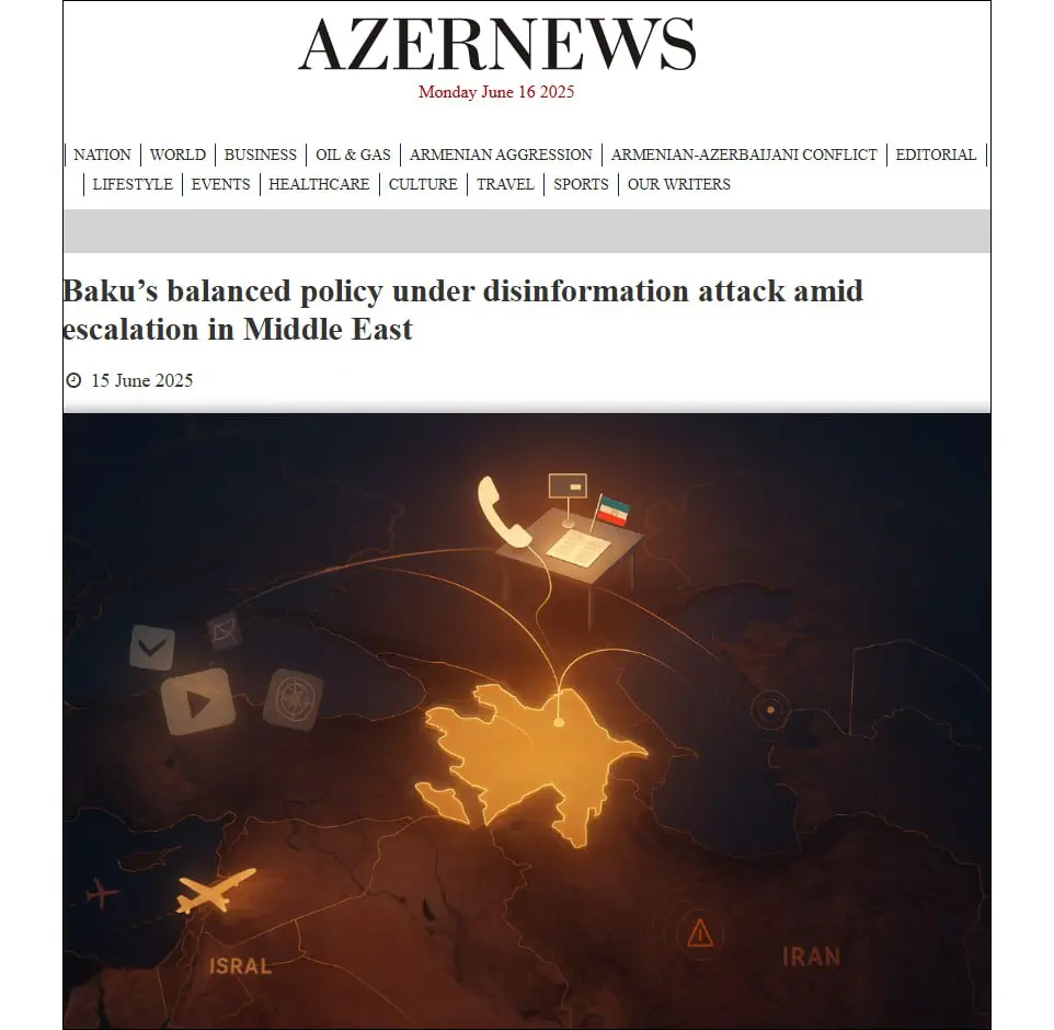 Baku played no role in Israeli strikes on Iran | AIA Global News