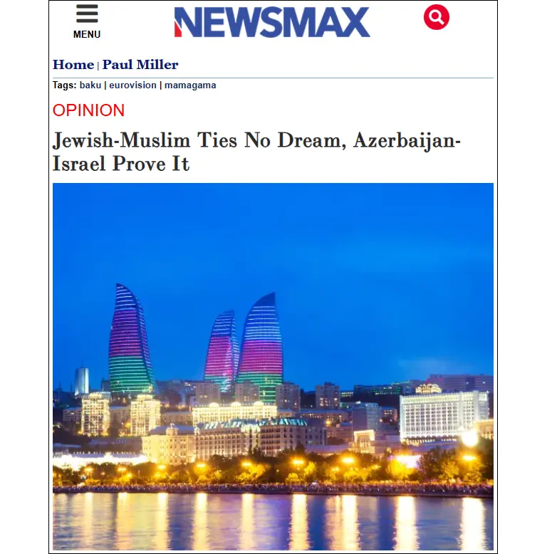 Azerbaijan Sets Example for Muslim-Jewish Relations Through Alliance with Israel